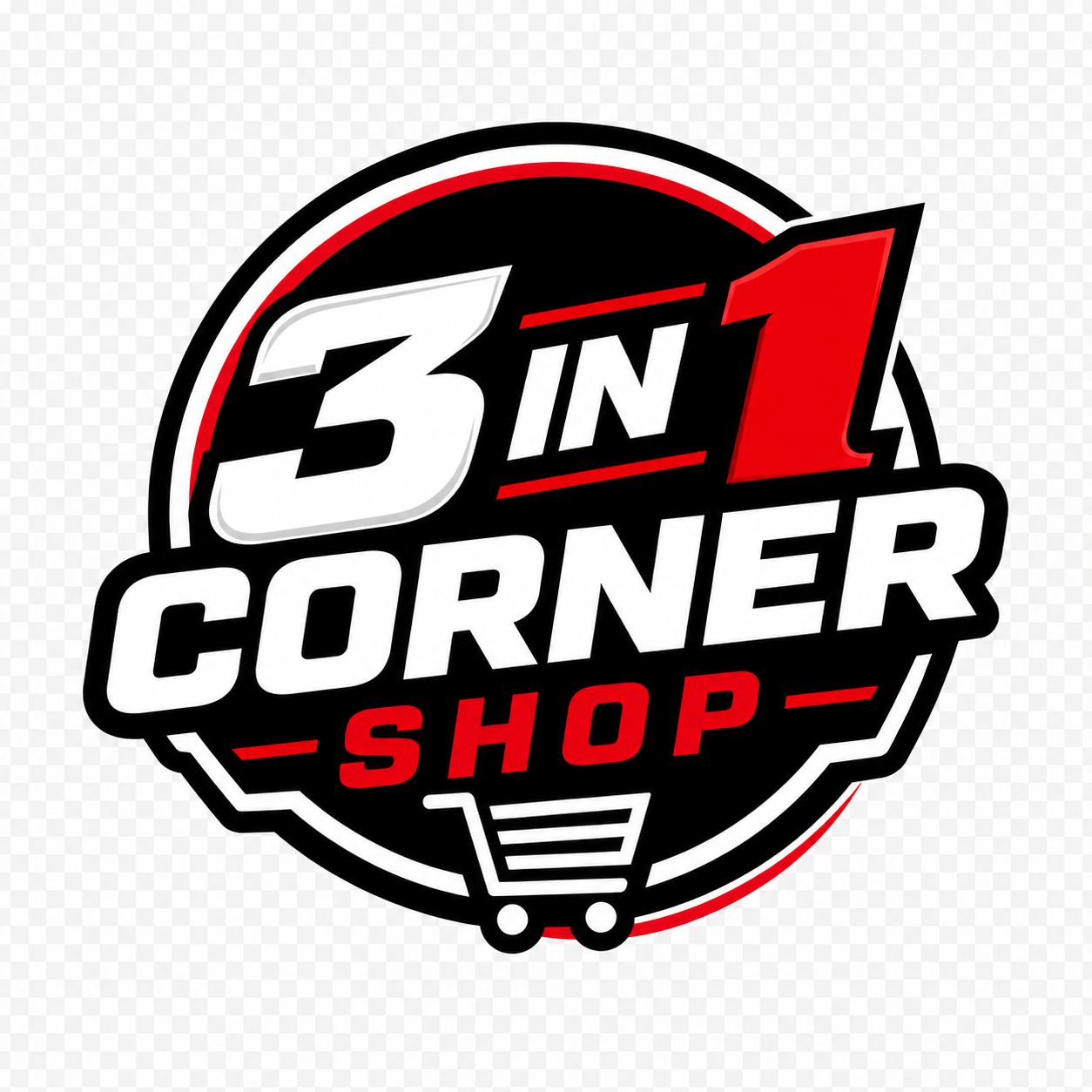 3 In 1 Corner Shop logo